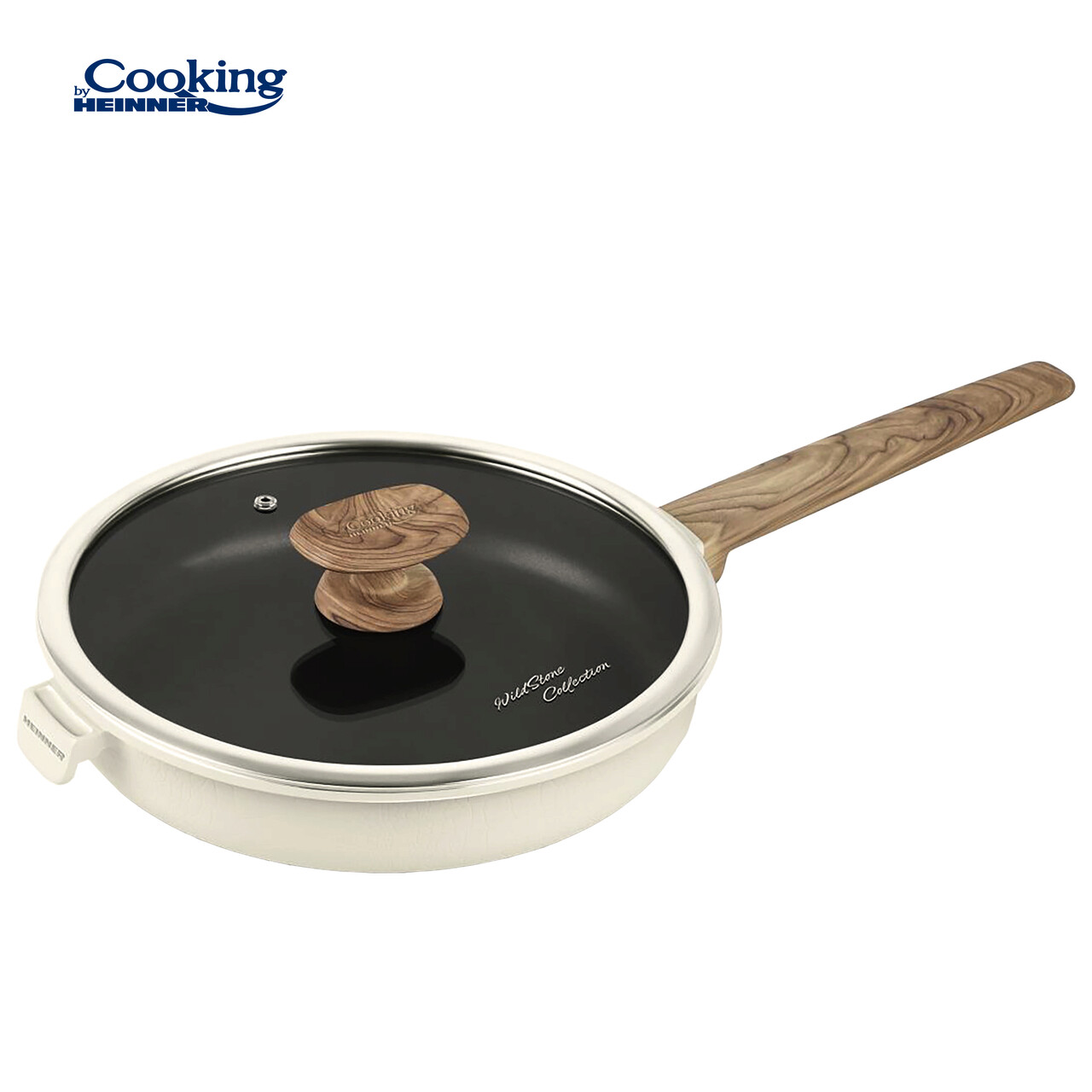 Tigaie cu capac Cooking by Heinner, Wild Stone, 26x5.5 cm, aluminiu, multicolor - imagine 4